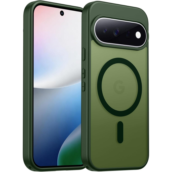 SPIDERCASE Google Pixel 11 Pro Uyumlu Manyetik K�l�f-Green