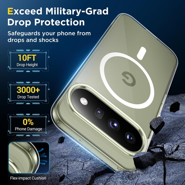 SPIDERCASE Google Pixel 11 Pro XL Manyetik K�l�f-Clear