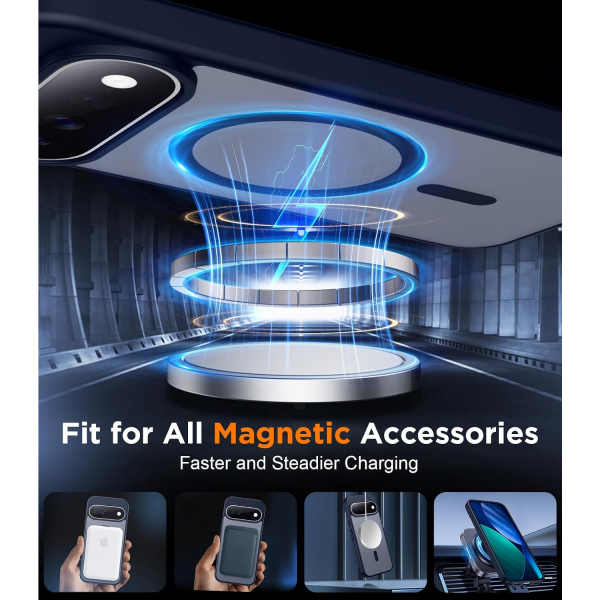SPIDERCASE Google Pixel 11 Pro XL Manyetik K�l�f-Blue