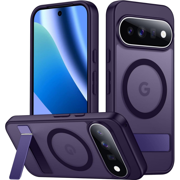 SPIDERCASE Google Pixel 11 Pro XL Standl� K�l�f-Purple