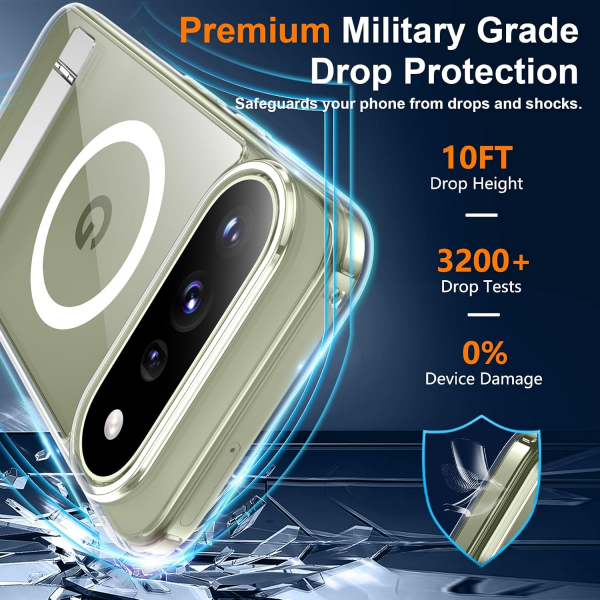 SPIDERCASE Google Pixel 11 Pro XL Standl� K�l�f-Clear