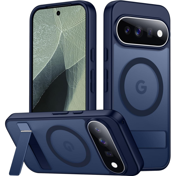 SPIDERCASE Google Pixel 11 Pro XL Standl� K�l�f-Blue