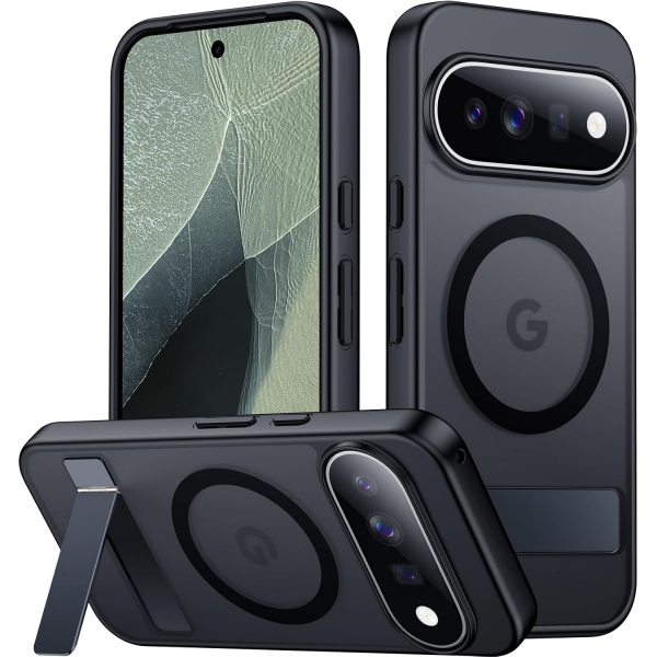 SPIDERCASE Google Pixel 11 Pro XL Standl� K�l�f-Black