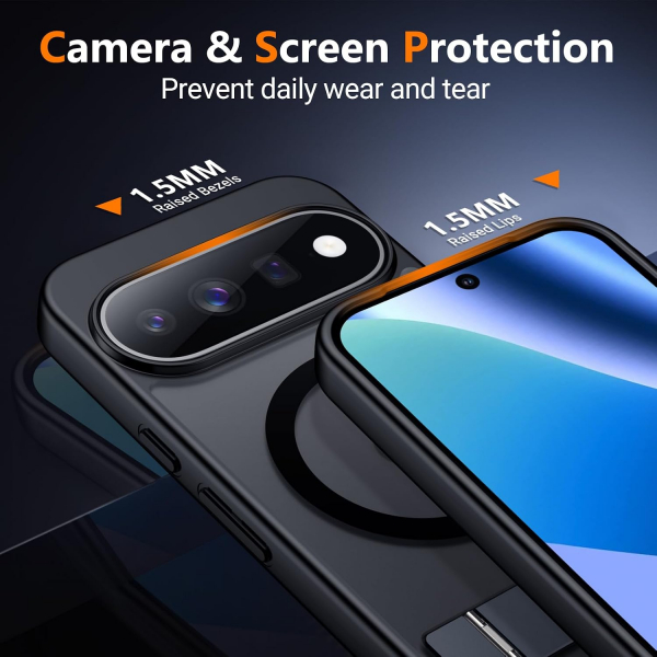 SPIDERCASE Google Pixel 11 Pro XL Standl� K�l�f-Black
