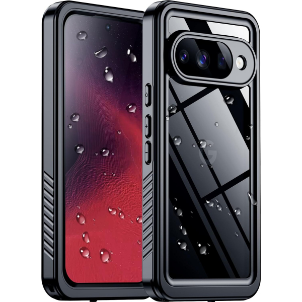 SPIDERCASE Google Pixel 11 Tam Korumal� K�l�f-Black