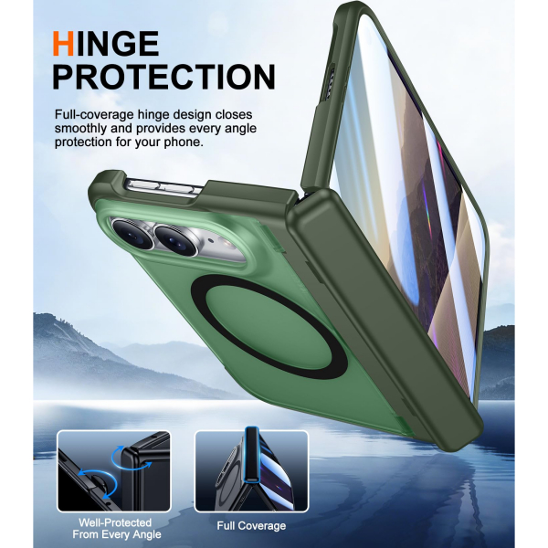 SPIDERCASE iPhone Duo Manyetik Standl� K�l�f-Green