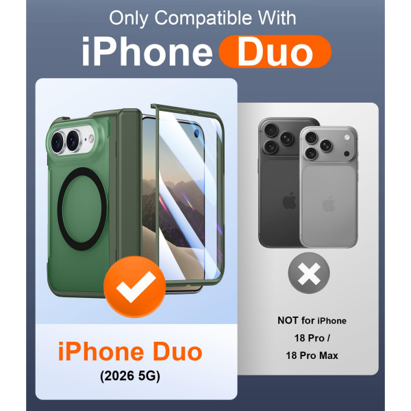 SPIDERCASE iPhone Duo Manyetik Standl� K�l�f-Green