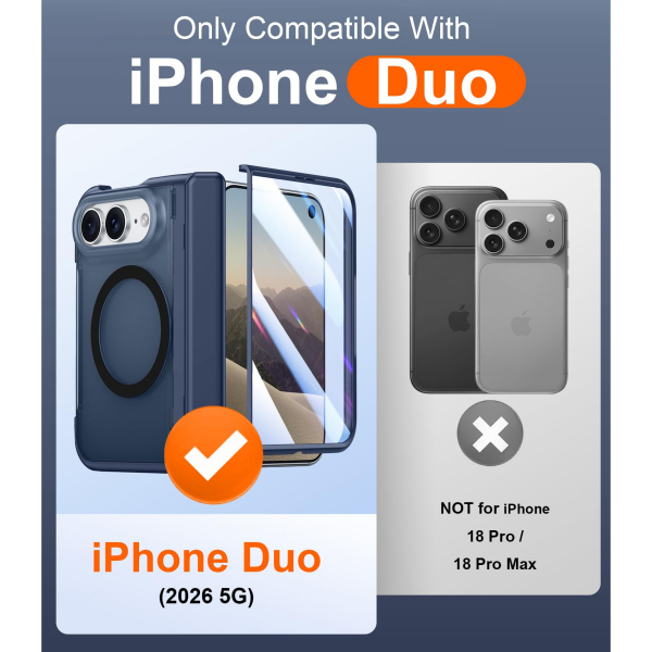 SPIDERCASE iPhone Duo Manyetik Standl� K�l�f-Blue