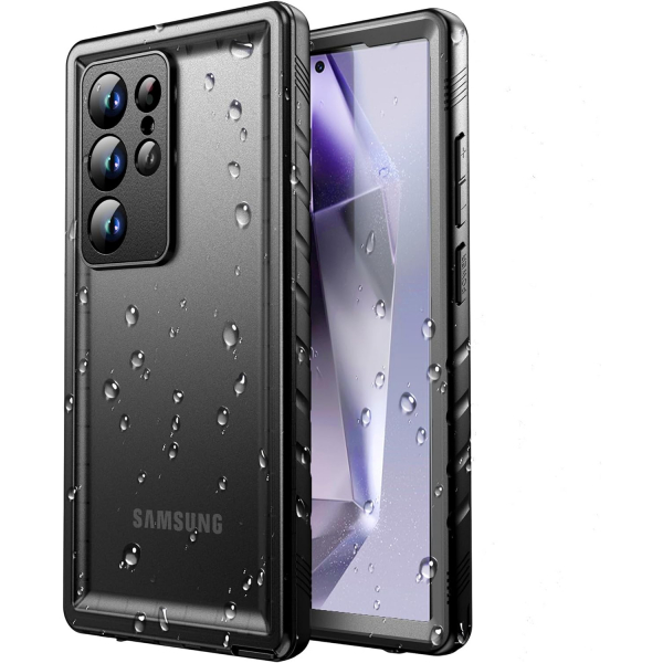 SPORTLINK Galaxy S24 Ultra Su Geirmez Klf -Black