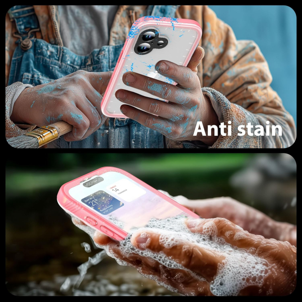 SPORTLINK Apple iPhone 17 Su Geirmez Klf-Pink