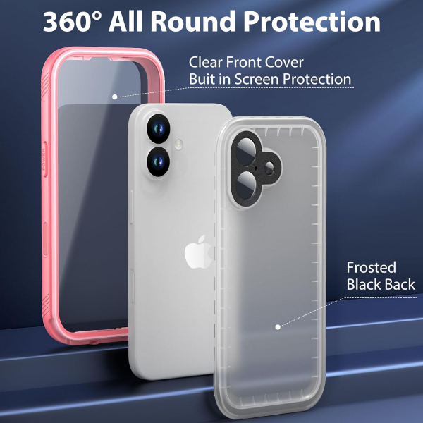 SPORTLINK Apple iPhone 17 Su Geirmez Klf-Pink