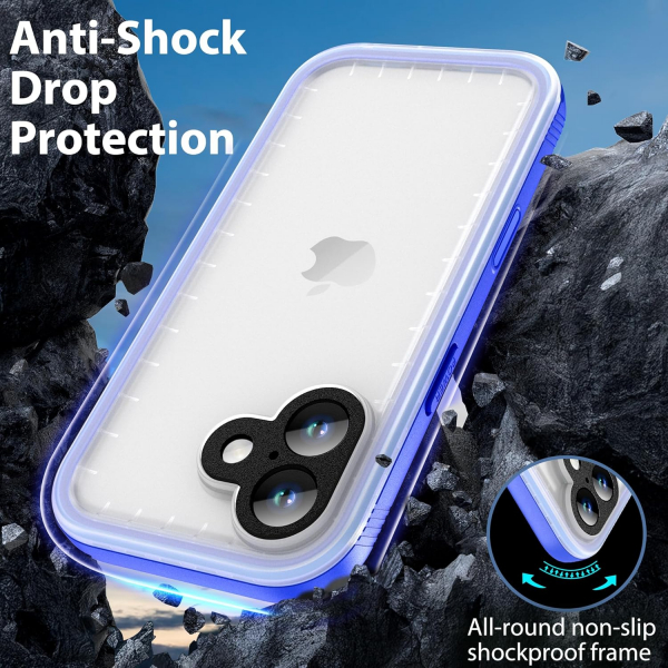 SPORTLINK Apple iPhone 17 Su Geirmez Klf-Blue