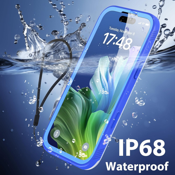 SPORTLINK Apple iPhone 17 Su Geirmez Klf-Blue