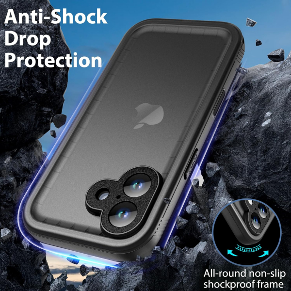 SPORTLINK Apple iPhone 17 Su Geirmez Klf-Black