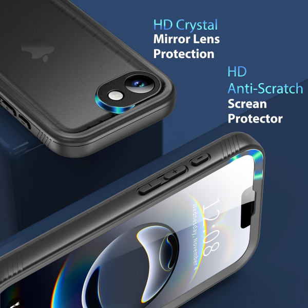 SPORTLINK Apple iPhone 16e Su Geirmez Klf-Black