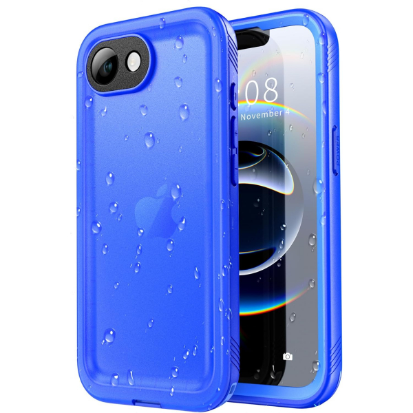 SPORTLINK Apple iPhone 16e Su Geirmez Klf-Blue