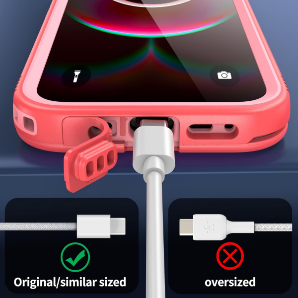 SPORTLINK Apple iPhone 16e Su Geirmez Klf-Pink