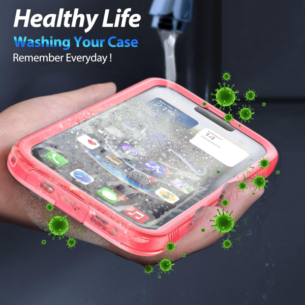 SPORTLINK Apple iPhone 16e Su Geirmez Klf-Pink