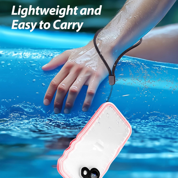 SPORTLINK Apple iPhone 17 Su Geirmez Klf-Pink