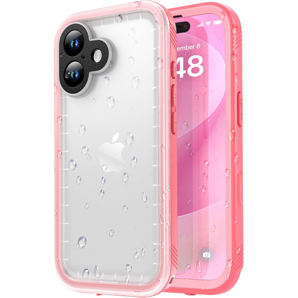 SPORTLINK Apple iPhone 17 Su Geirmez Klf-Pink