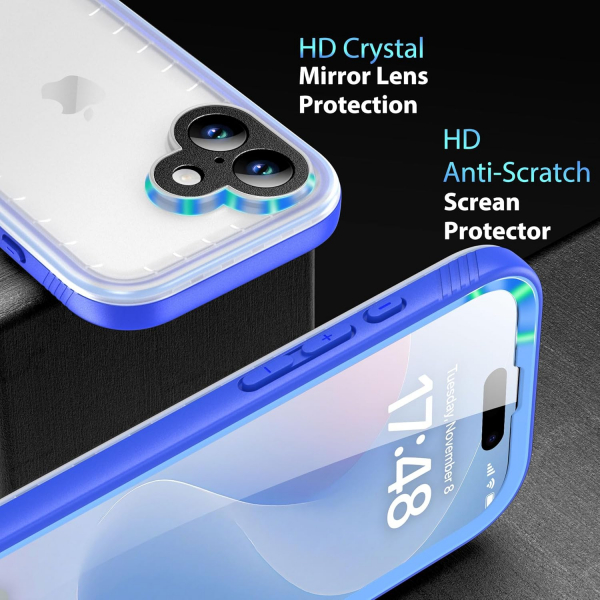 SPORTLINK Apple iPhone 17 Su Geirmez Klf-Blue