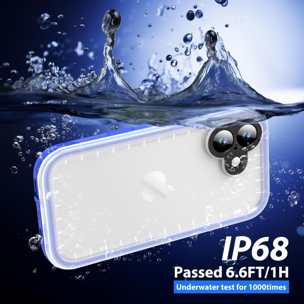 SPORTLINK Apple iPhone 17 Su Geirmez Klf-Blue
