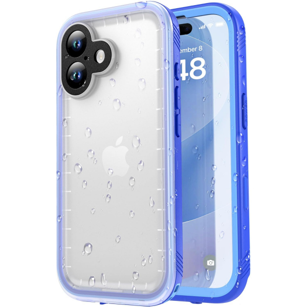 SPORTLINK Apple iPhone 17 Su Geirmez Klf-Blue