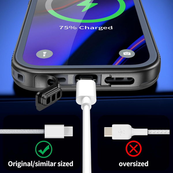 SPORTLINK Apple iPhone 17 Pro Su Geirmez Klf-Black