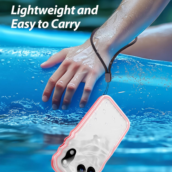 SPORTLINK Apple iPhone 17 Pro Su Geirmez Klf-Pink