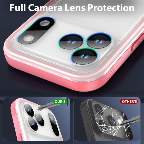 SPORTLINK Apple iPhone 17 Pro Su Geirmez Klf-Pink