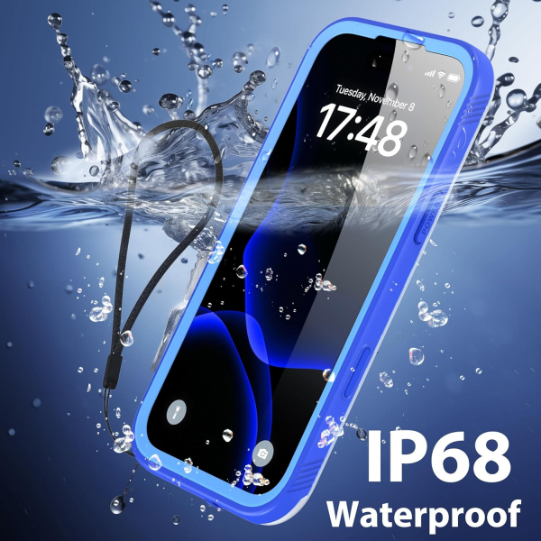 SPORTLINK Apple iPhone 17 Pro Su Geirmez Klf-Blue