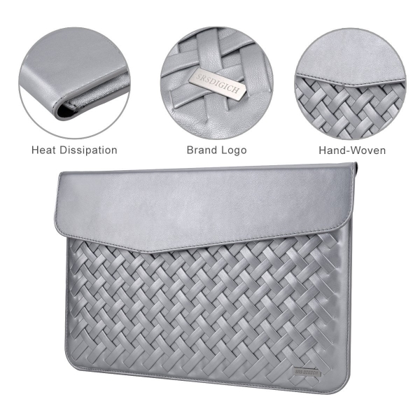 SRS DIGICH Laptop Sleeve anta (13 in)-Silver