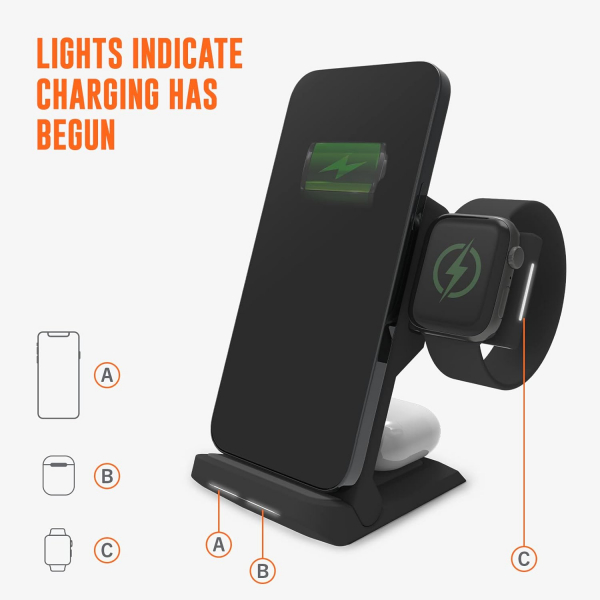 STM ChargeTree Go 3 1 Arada arj stasyonu-Black