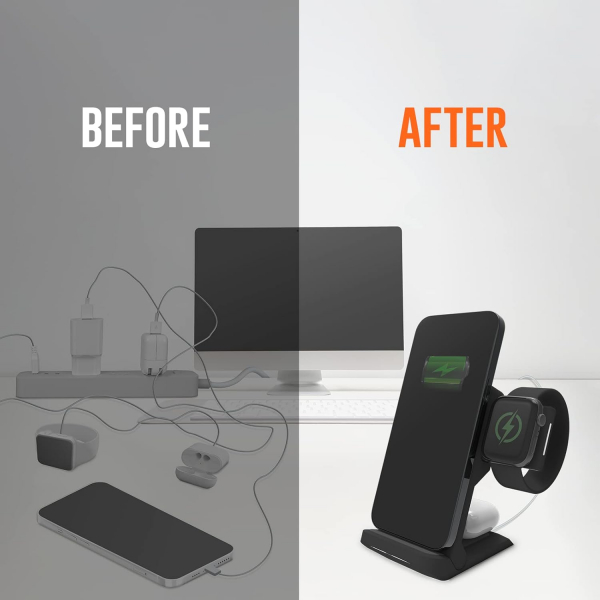 STM ChargeTree Go 3 1 Arada arj stasyonu-Black