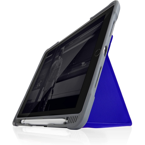 STM Dux Plus Duo Serisi Apple iPad Klf (10.2 in)-Blue