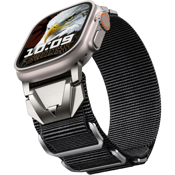 SUNFWR Apple Watch 10 42mm Kay -Black Titanium