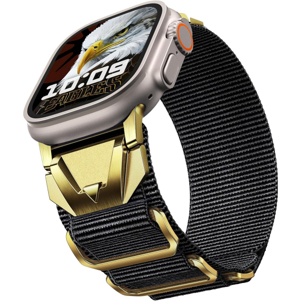 SUNFWR Apple Watch 10 42mm Kay -Black Gold