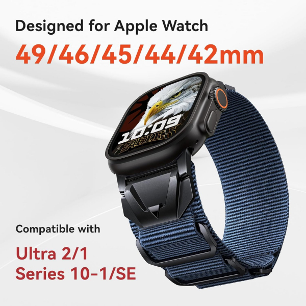 SUNFWR Apple Watch 10 42mm Kay -Darkblue Black 