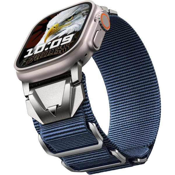 SUNFWR Apple Watch 10 42mm Kay -Darkblue Titanium