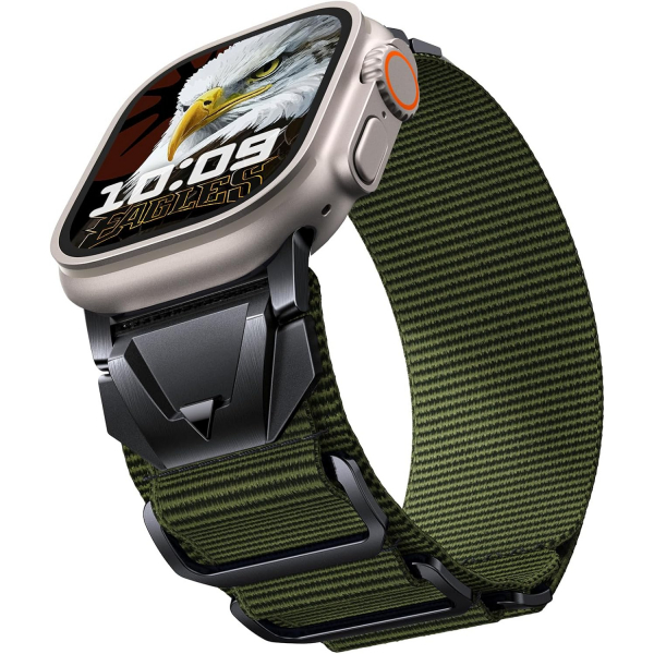 SUNFWR Apple Watch 10 42mm Kay -Green Black 