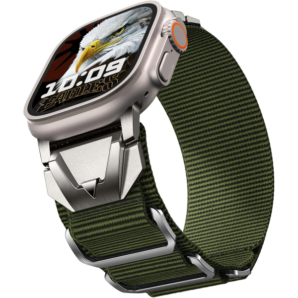 SUNFWR Apple Watch 10 42mm Kay -Green Titanium 
