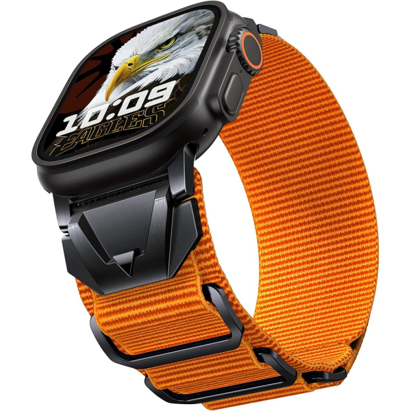 SUNFWR Apple Watch 10 42mm Kay -Orange Black 