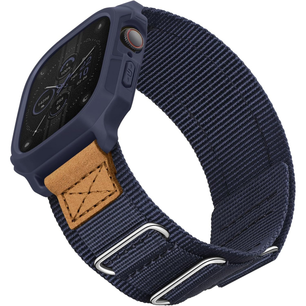 SUNFWR Apple Watch 11/10 42mm Naylon Spor Kay��-Blue