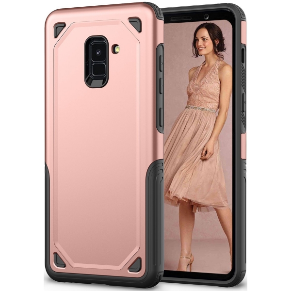 SUNGUY Samsung Galaxy A8 Armor Klf-Rose Gold