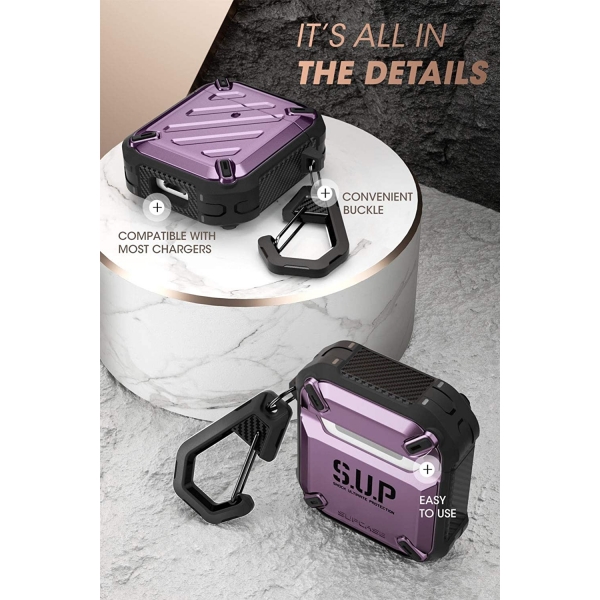 SUPCASE Airpods 2 Unicorn Beetle Pro Serisi Klf-Purple