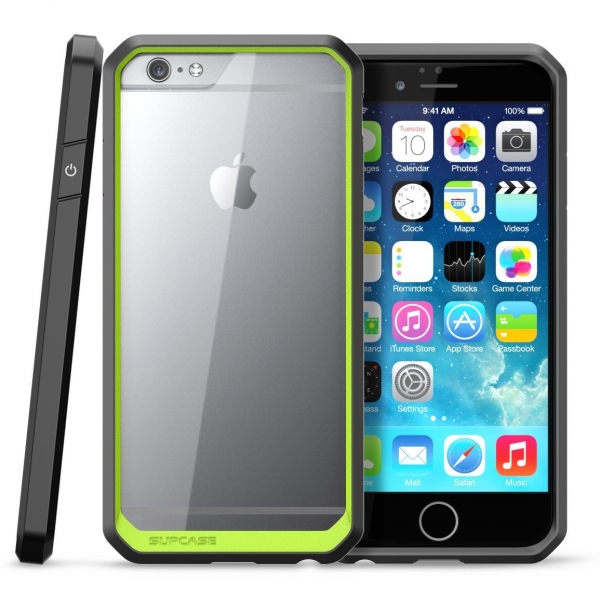 SUPCASE iPhone 6 Plus Hybrid effaf Klf-Clea Green
