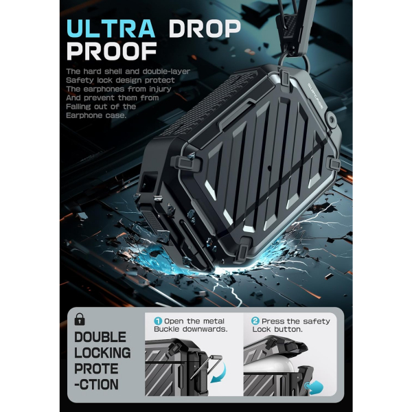 SUPCASE Apple AirPods Pro 3 UBP Klf-Black