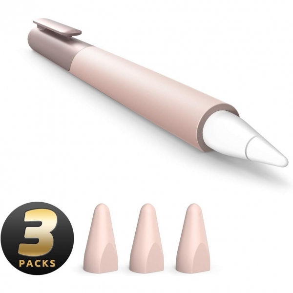 SUPCASE Apple Pencil 2 Silikon Koruyucu Klf-Rose Gold