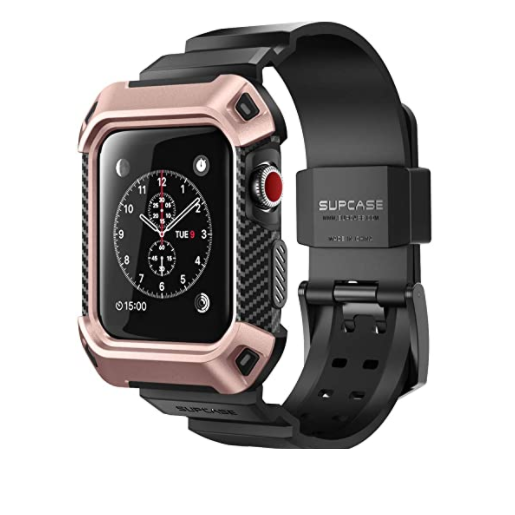 SUPCASE Apple Watch 3 Unicorn Beetle Klf (38mm)-Rose Gold