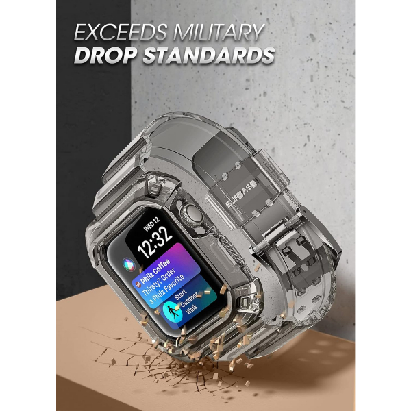 SUPCASE Apple Watch 9 Kay�� (44/45mm)-Silver